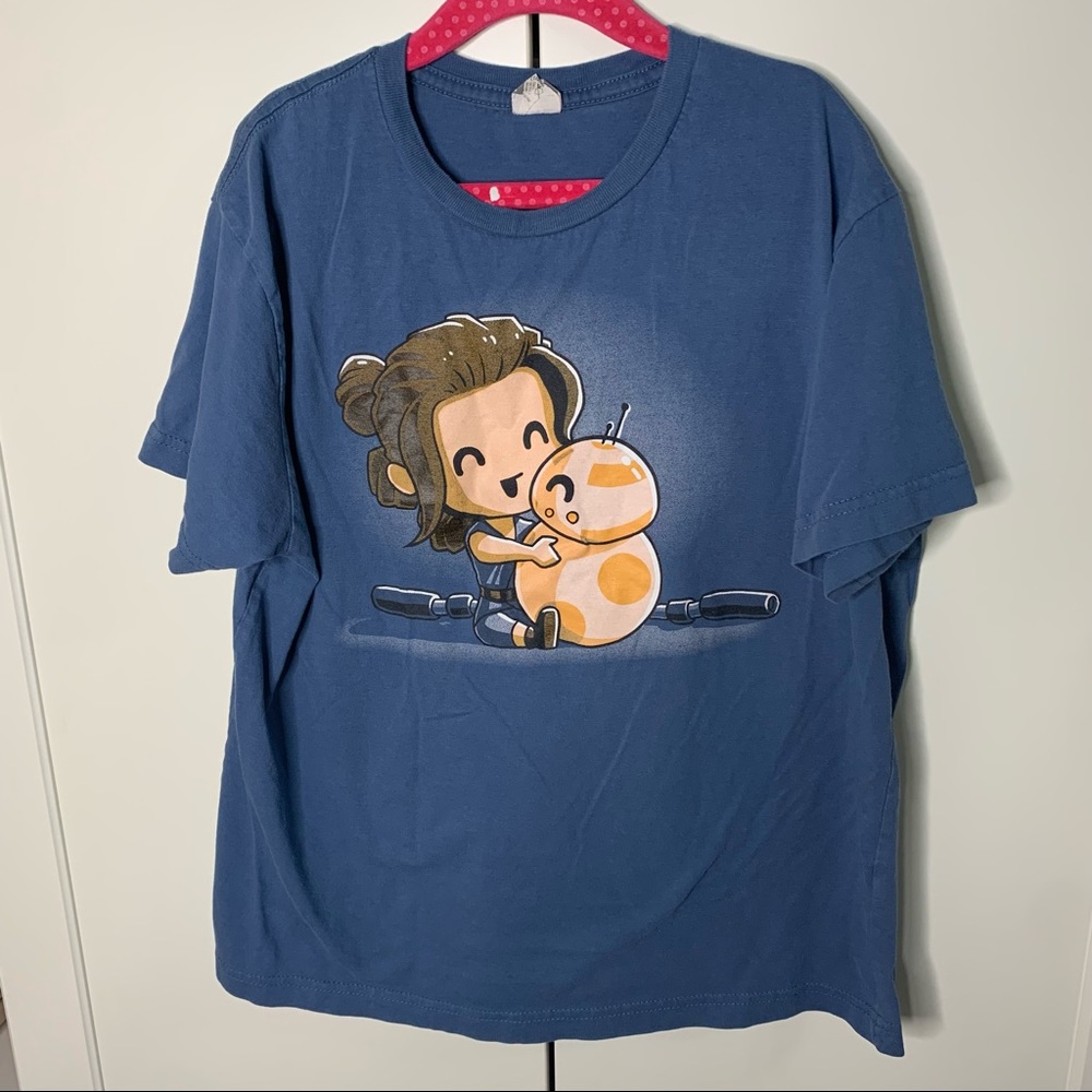 Girl’s LAT Star Wars Little Rey BB8 Graphic T-Shirt